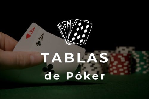 Tablas de póker para optimizar tus ganancias