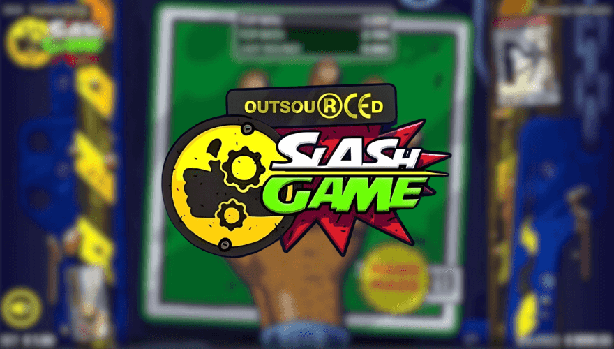 banner Outsourced Slash Game