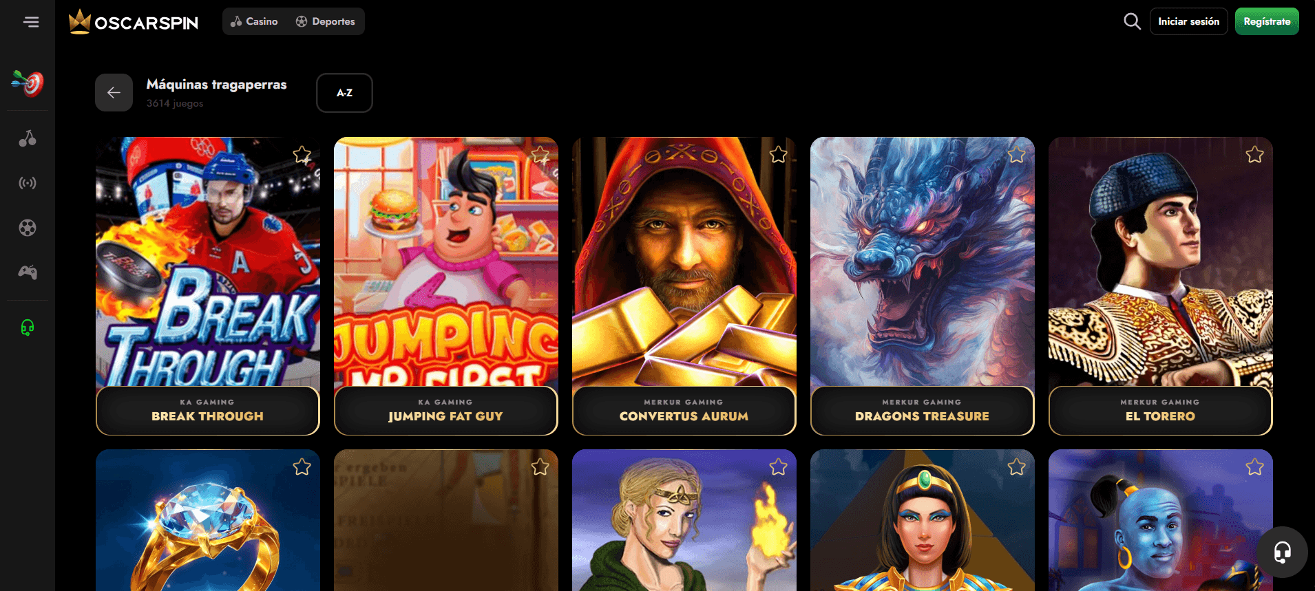 tragaperras casino Oscarspin