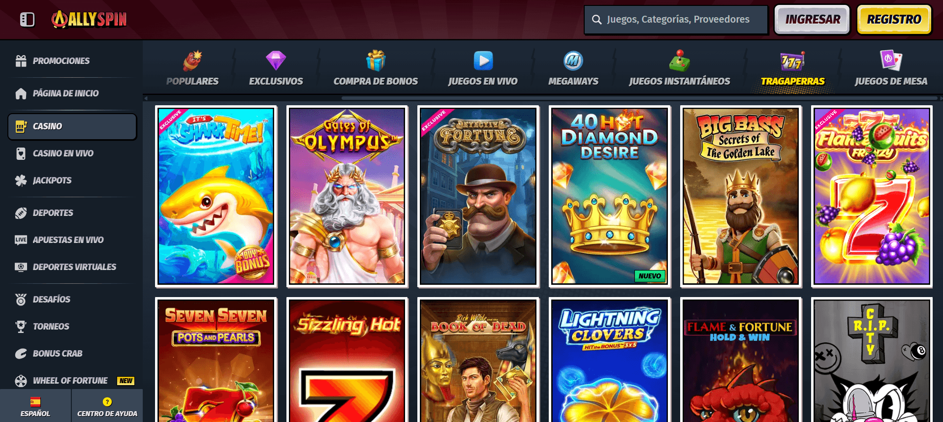 Allyspin casino tragaperras