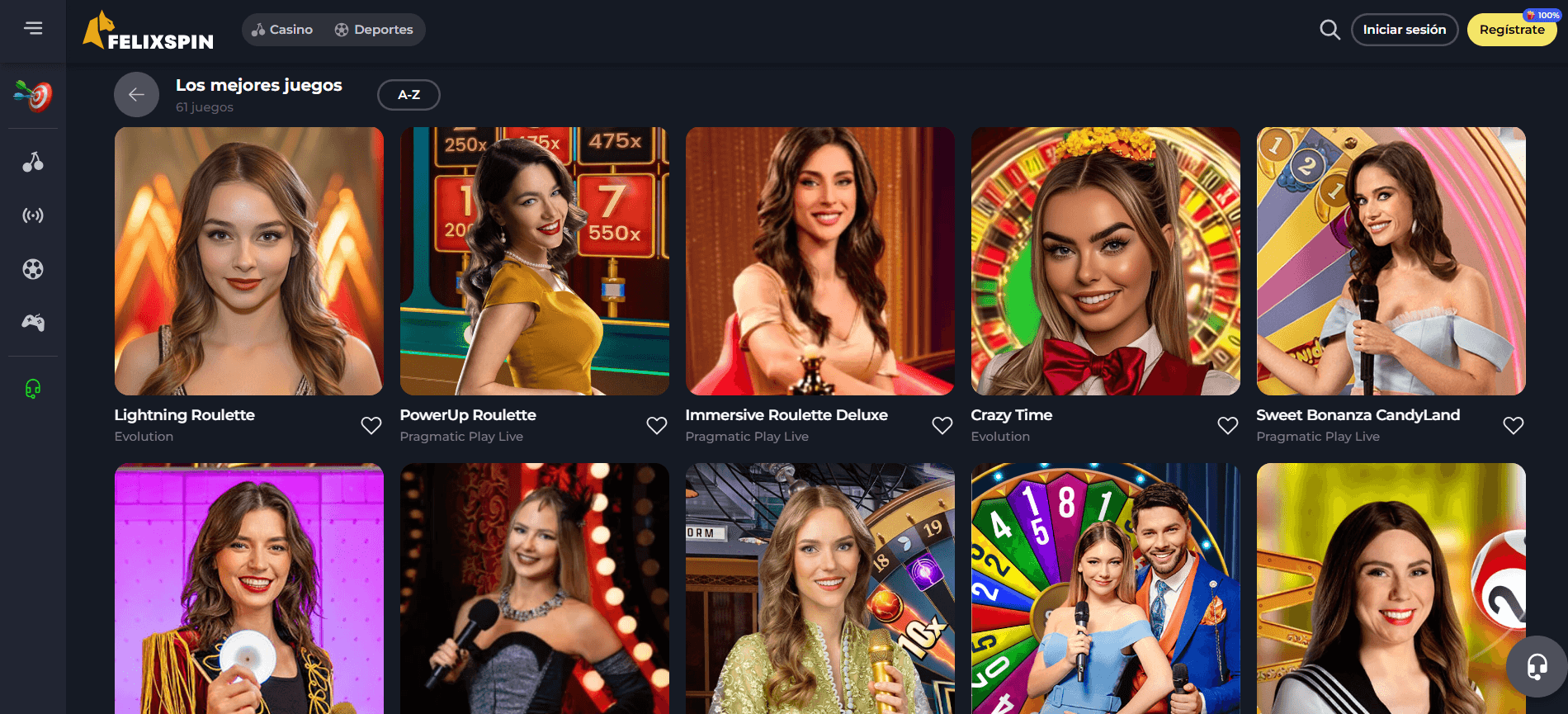 Casino en vivo Felixspin