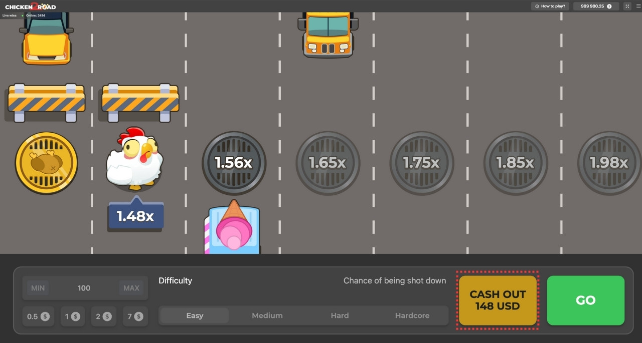 Retirar ganancias en Chicken Road 2
