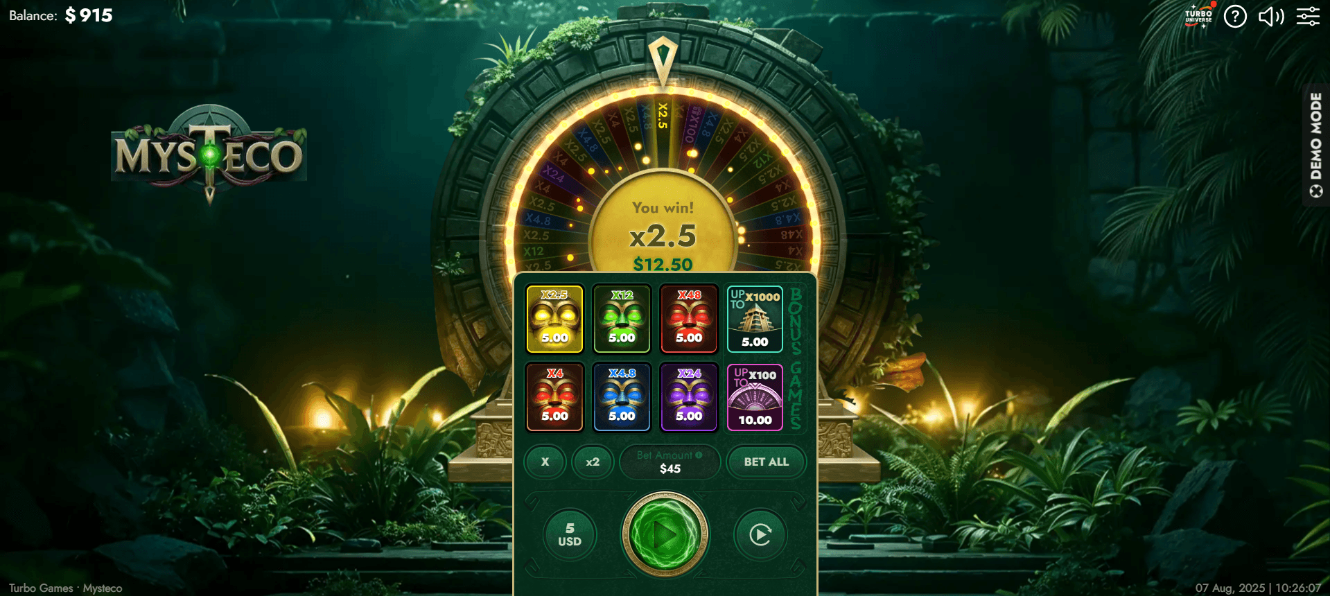 Mysteco mini juego