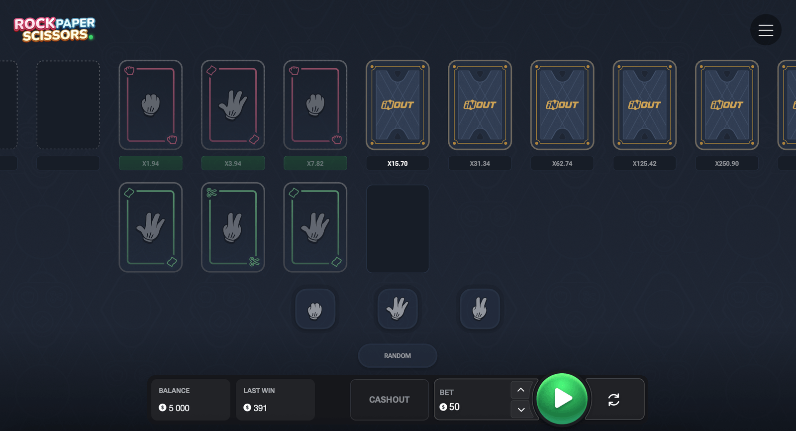 Rock Paper Scissors demo
